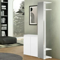 Mobile da ingresso Fornace, 35x37h195 cm,<Dmora Fashion