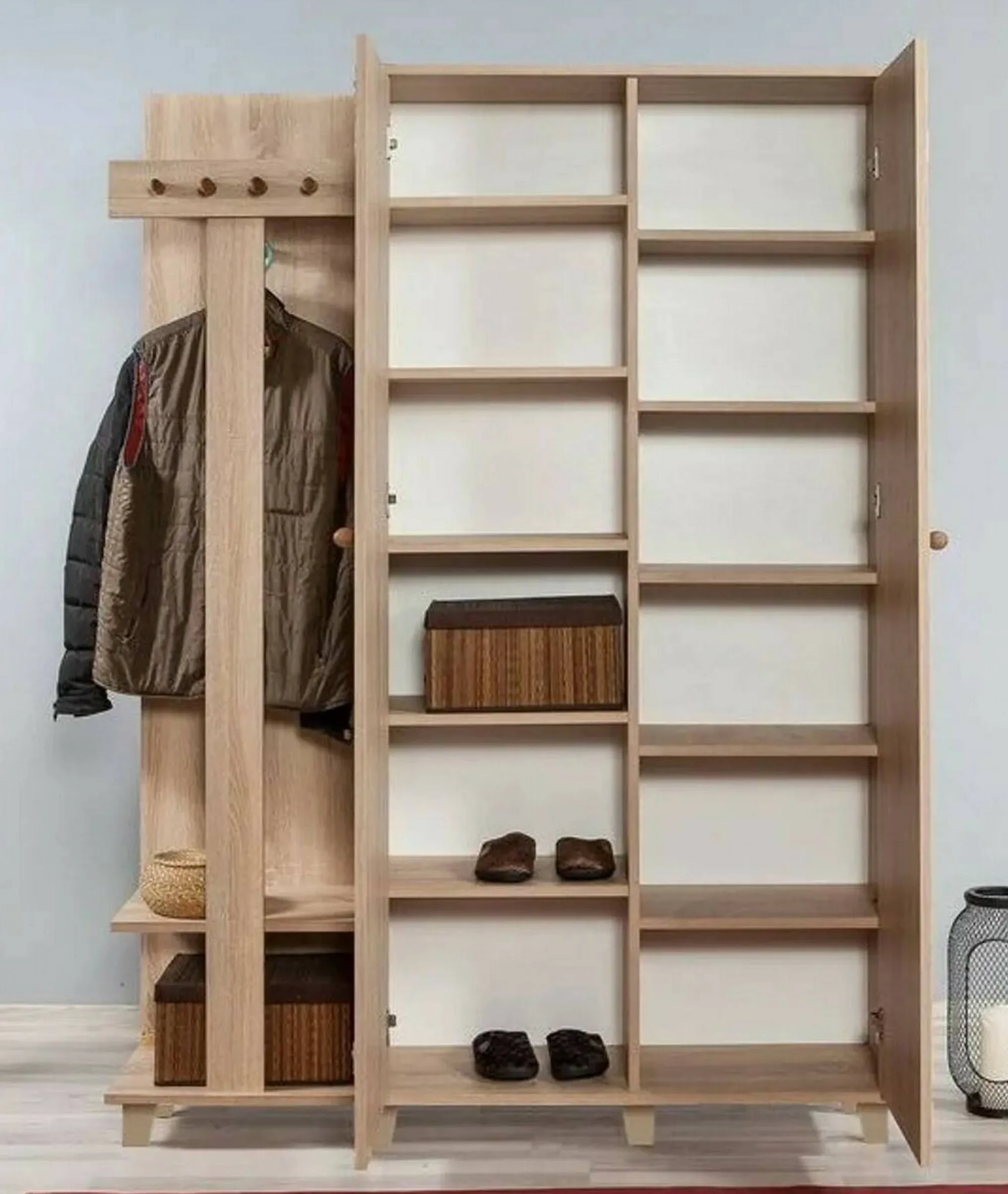 Mobile da ingresso Liana, 135x36h194 cm,<Dmora Shop