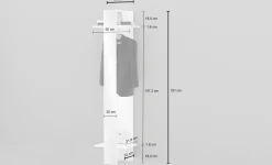 Mobile da ingresso Maura, 50x35h190 cm,<Dmora New