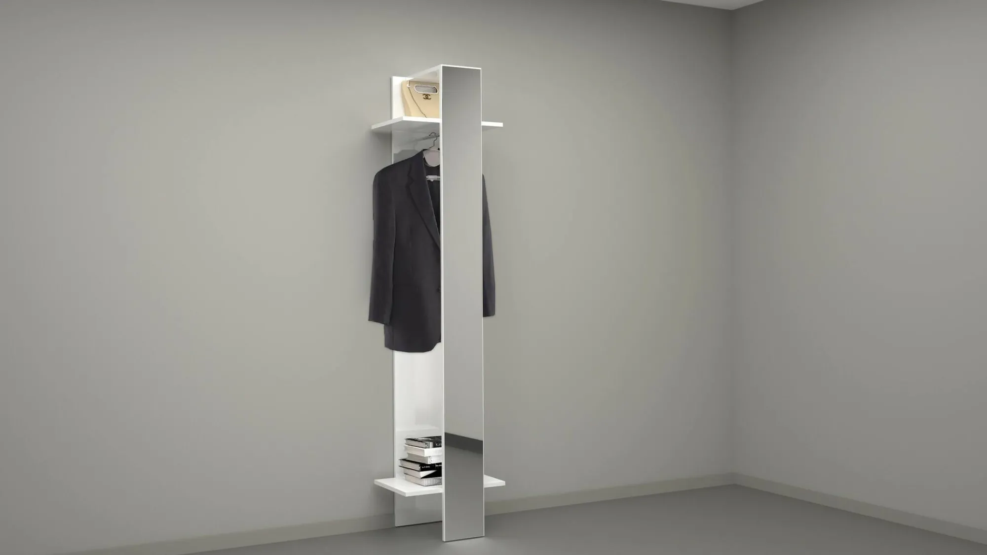 Mobile da ingresso Maura, 50x35h190 cm,<Dmora New