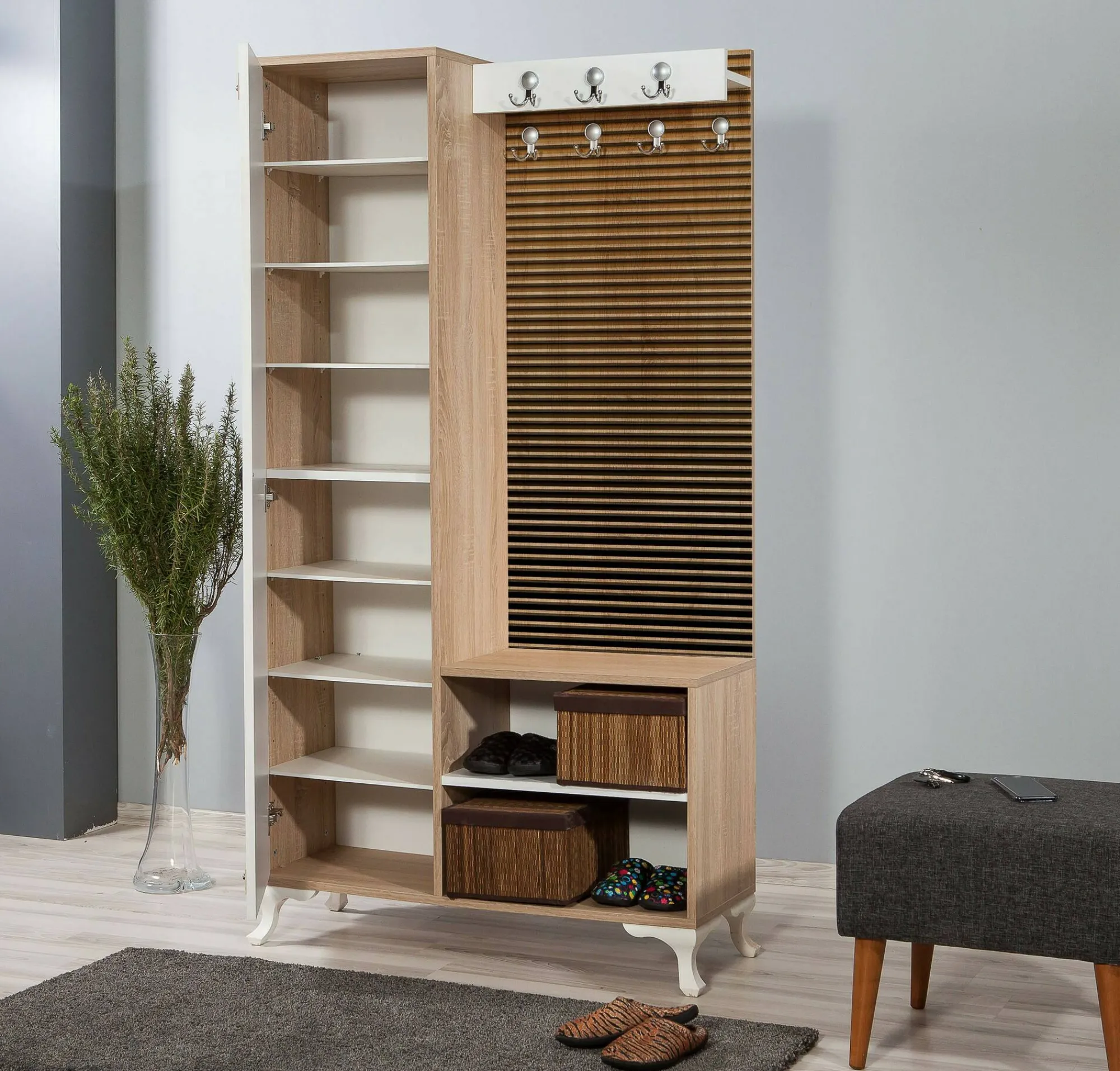 Mobile da ingresso Sugilite, 100x36h190 cm,<Dmora Sale
