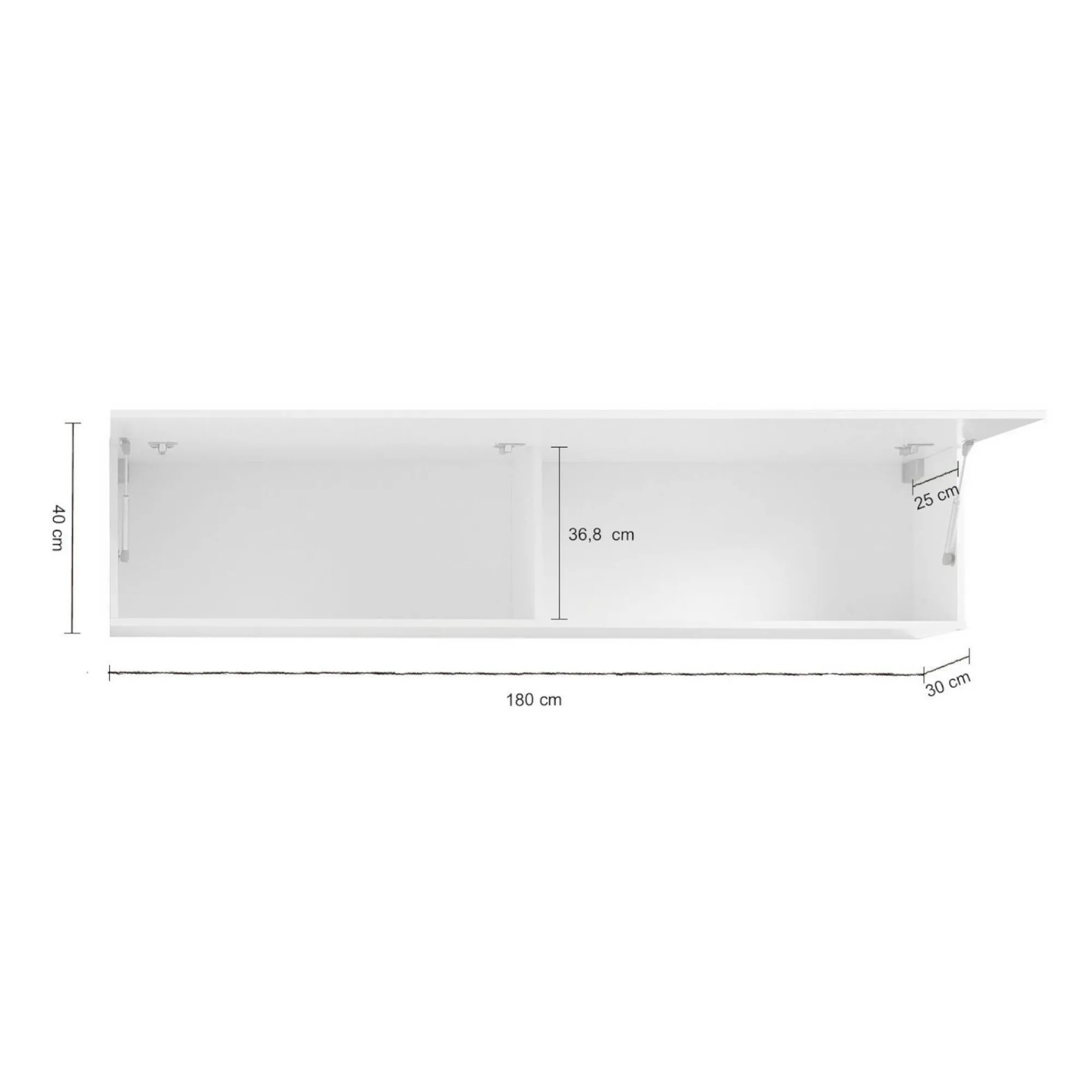 Mobile pensile Anette, cm 180x30h40,<Dmora Sale