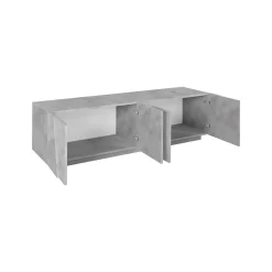 Mobile porta TV Acix, cm 162x44h46,<Dmora Online