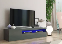 Mobile porta TV Acrilya, , con luce LED<Dmora Store