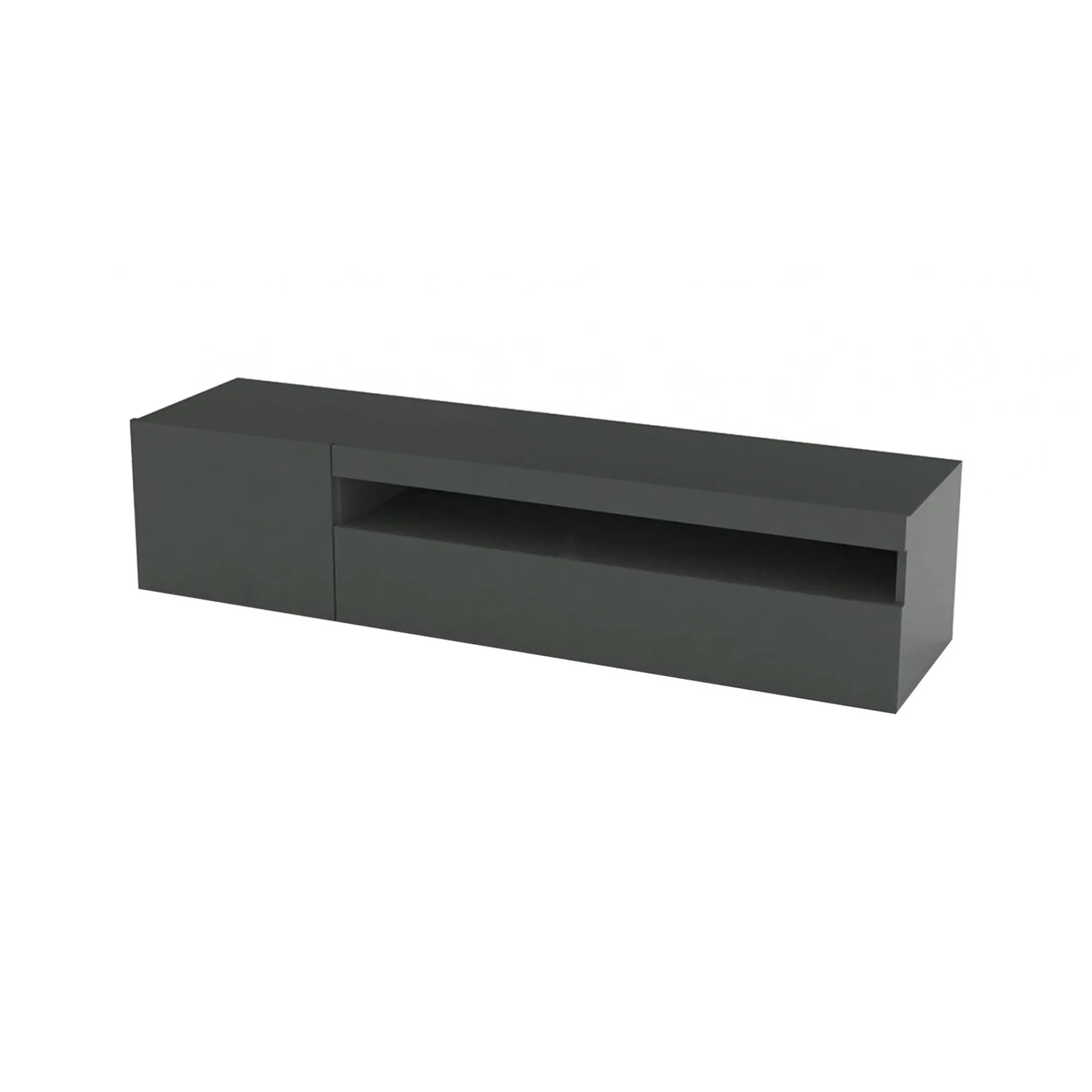 Mobile porta TV Acrilya, , con luce LED<Dmora Store