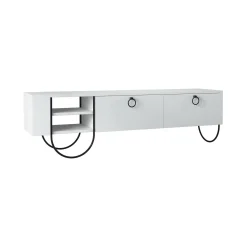 Mobile porta TV Adige, 150x36 h44 cm,<Dmora New