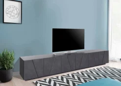 Mobile porta TV Aemilor, cm 244x44h46,<Dmora Discount