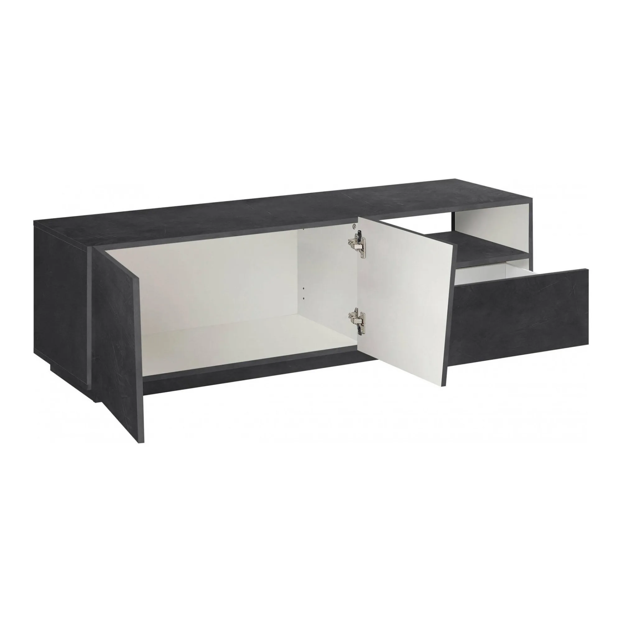 Mobile porta TV Aiace, cm 150x43h46,<Dmora Online