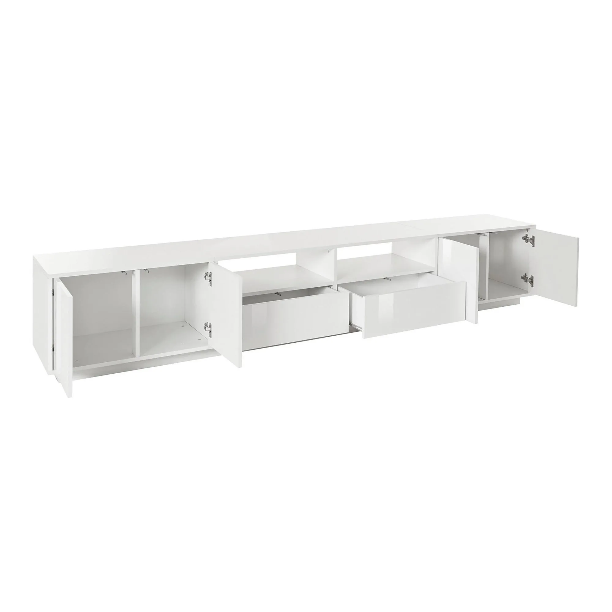 Mobile porta TV Albak, cm 260x41h46,<Dmora Online