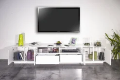 Mobile porta TV Albak, cm 260x41h46,<Dmora Online