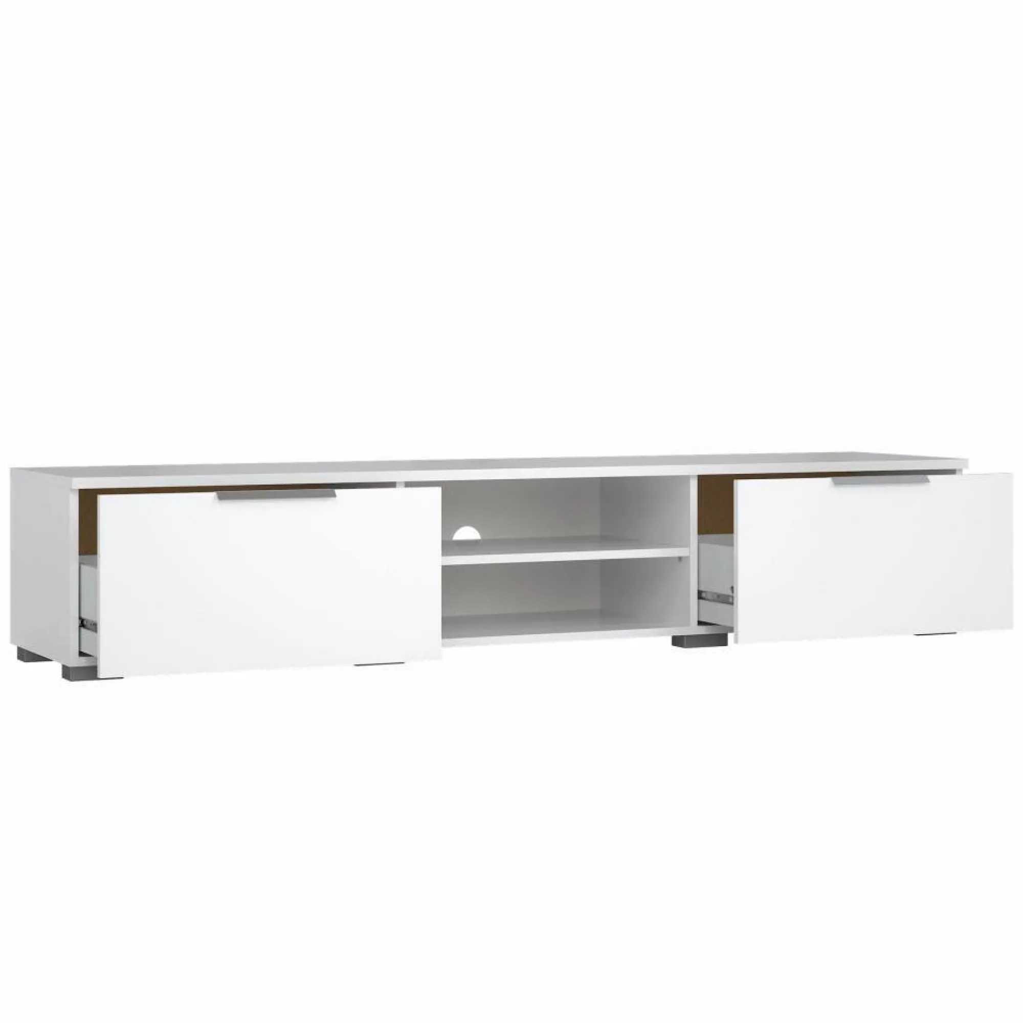 Mobile porta TV Ammiro, 40x173 h33 cm, Bianco<Dmora Flash Sale