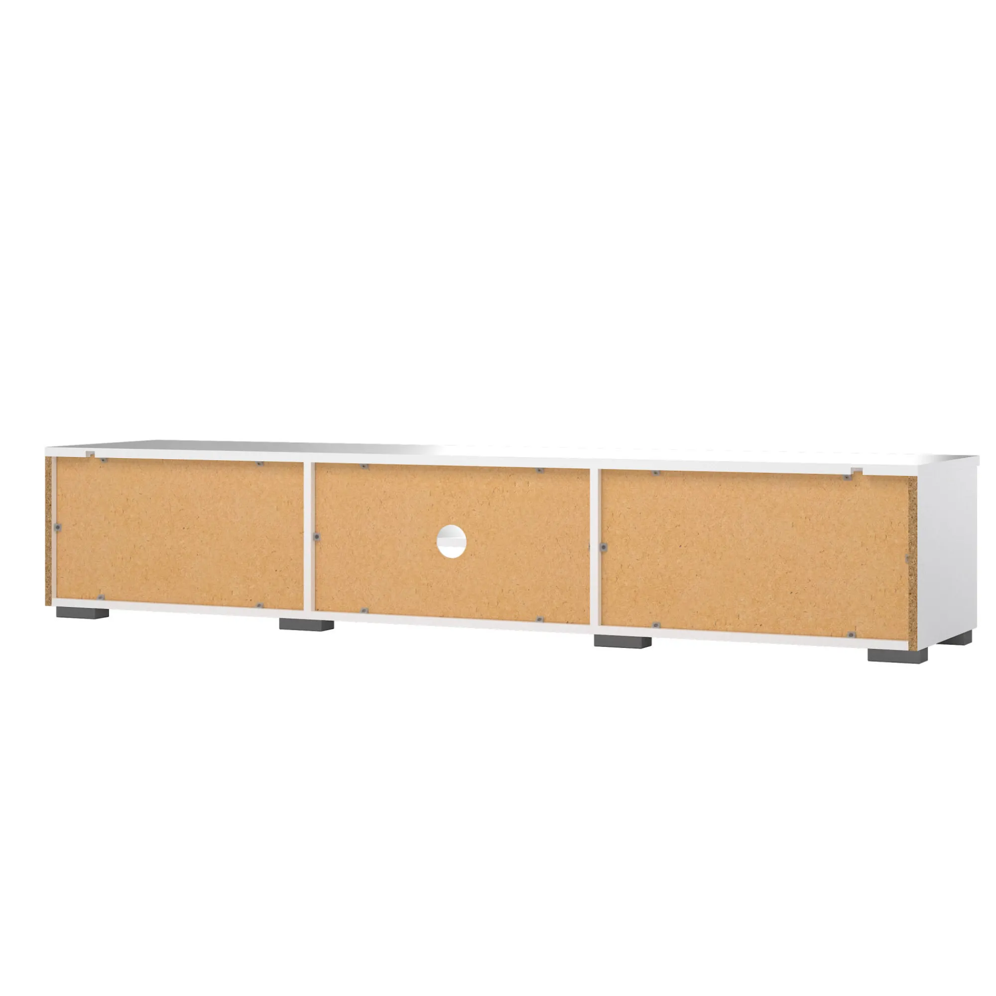 Mobile porta TV Ammiro, 40x173 h33 cm, Bianco<Dmora Flash Sale