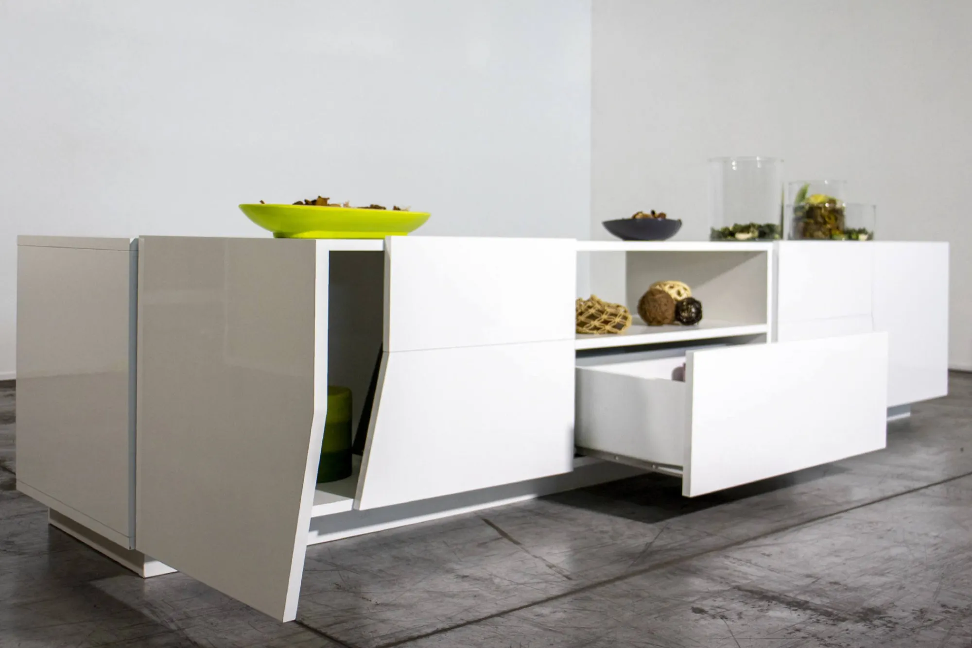 Mobile porta TV Animai, cm 220x43h46,<Dmora Flash Sale