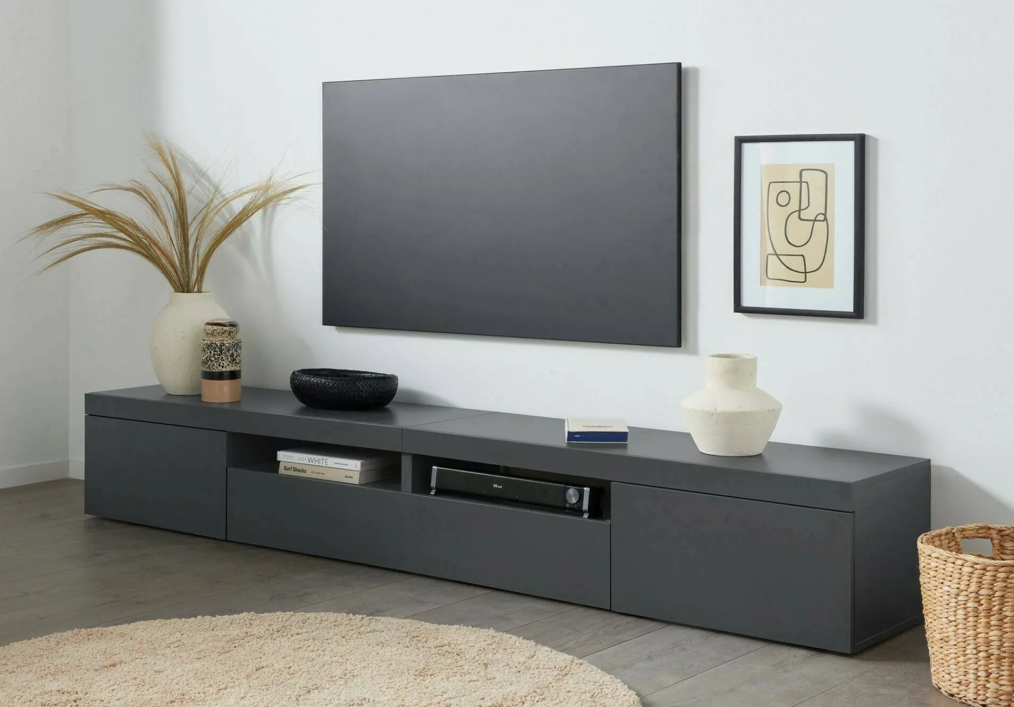 Mobile porta TV Animali, 240x40h35 cm,<Dmora Hot