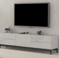 Mobile porta TV Ardesia, cm 170x40h47,<Dmora Shop