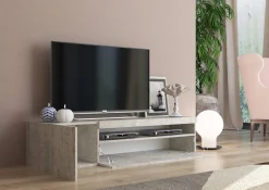 Mobile porta TV Ardy, , con luce LED<Dmora Best