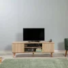 Mobile porta TV Argegno, 140x40 h50 cm,<Dmora New