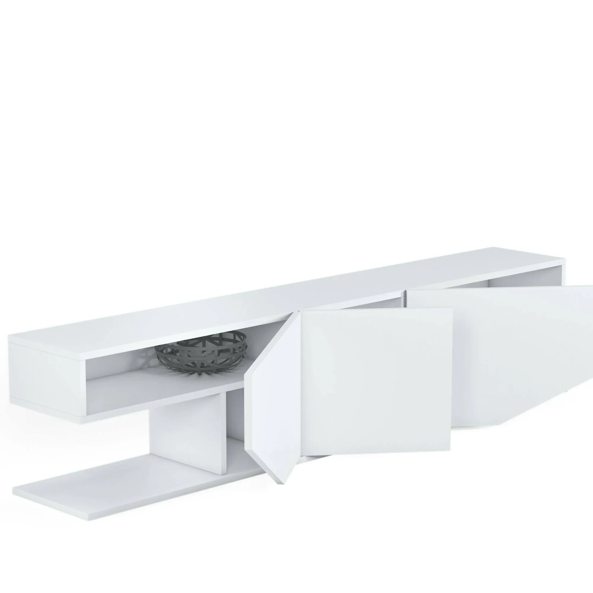Mobile porta TV Assorata, 180x30h40 cm,<Dmora Cheap