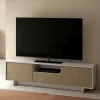 Mobile porta TV Atina, 170x42h48 cm, Bianco e Beige<Dmora Cheap