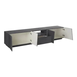 Mobile porta TV Azzurras, , con luce LED<Dmora Outlet