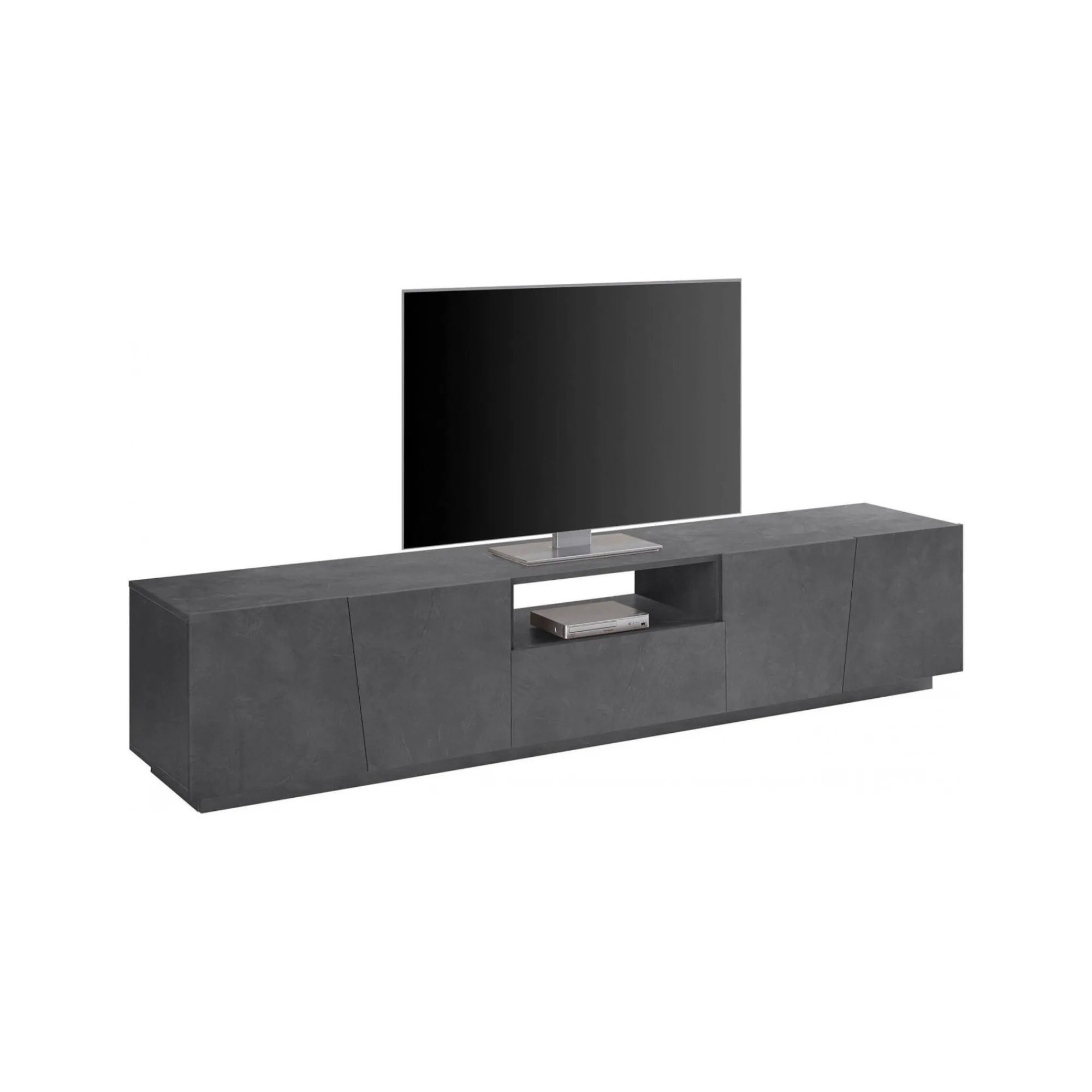 Mobile porta TV Azzurras, , con luce LED<Dmora Outlet