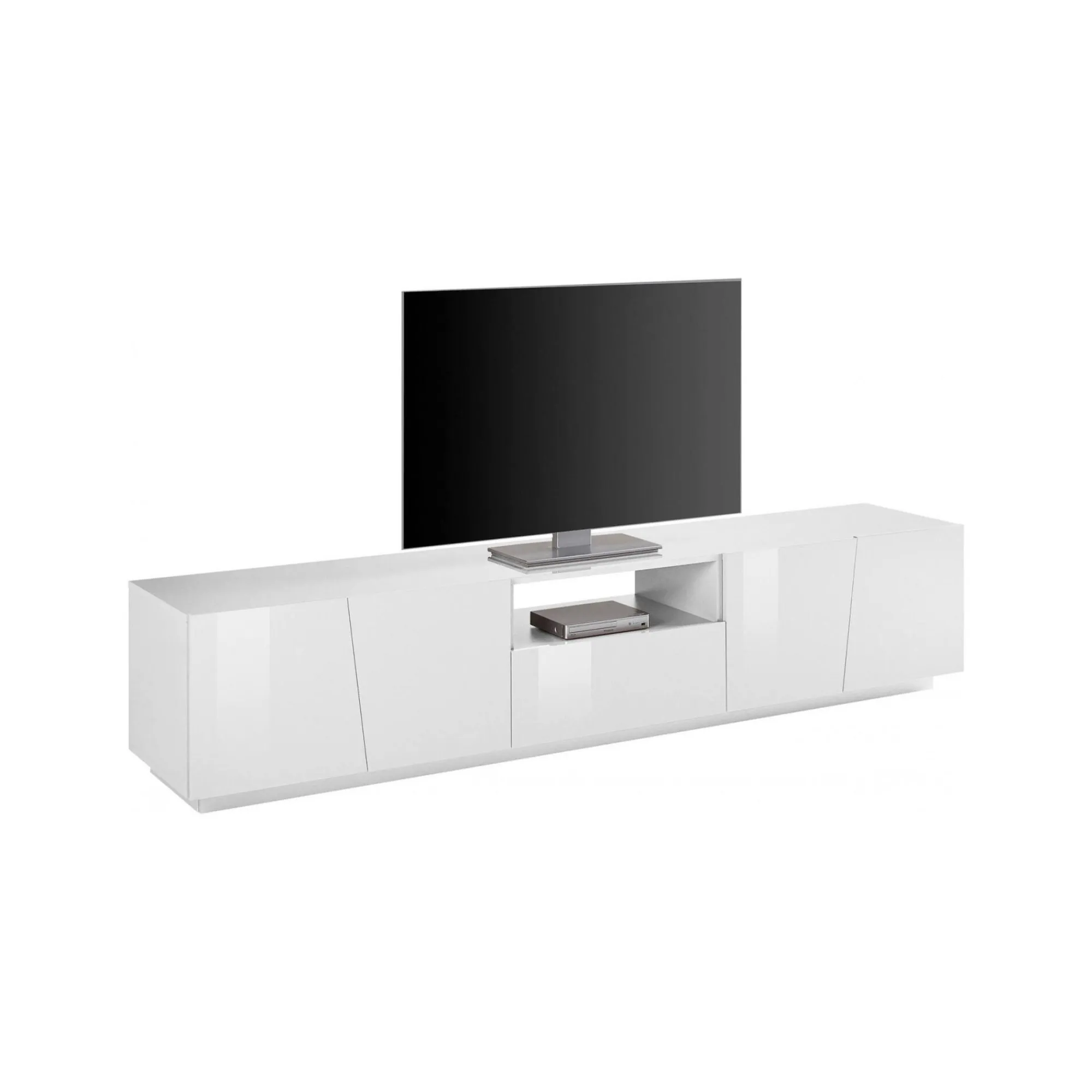 Mobile porta TV Azzurras, , con luce LED<Dmora Clearance