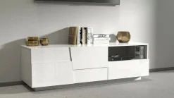 Mobile porta TV Cecia, 150x44h46 cm, lucido<Dmora Sale
