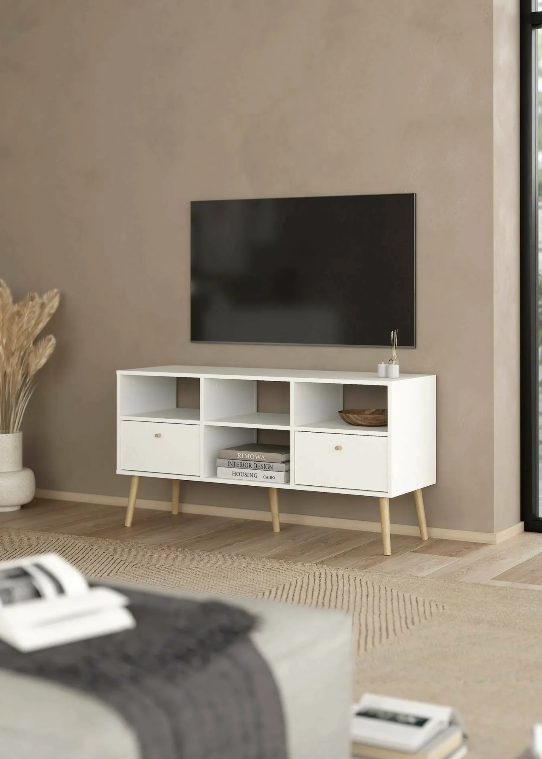 Mobile porta TV Conte, 39x117 h61 cm,<Dmora Flash Sale