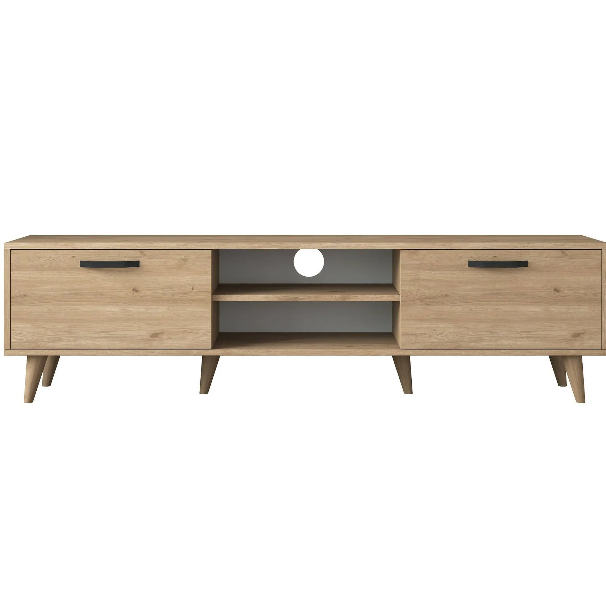 Mobile porta TV Daba, 180x35h48 cm,<Dmora Outlet