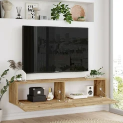 Mobile porta TV Diaspro, 140x32h29 cm,<Dmora Flash Sale