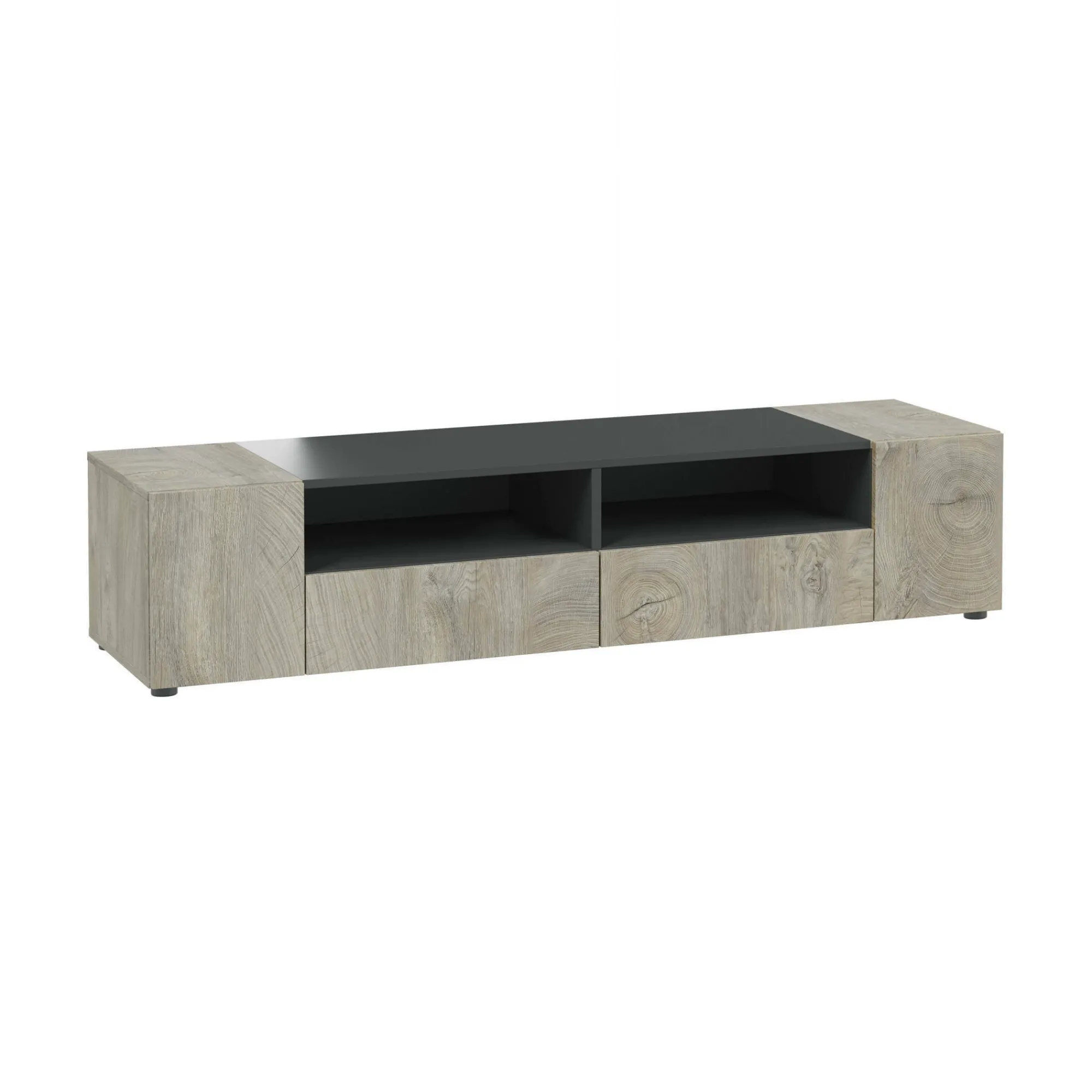 Mobile porta TV Dmolino, 138x42h36 cm,<Dmora New