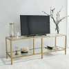 Mobile porta TV Donata, 130x40h45 cm,<Dmora Cheap
