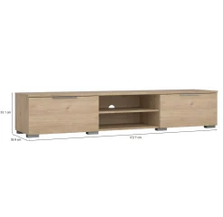 Mobile porta TV Dtheat, 40x173 h33 cm,<Dmora Cheap