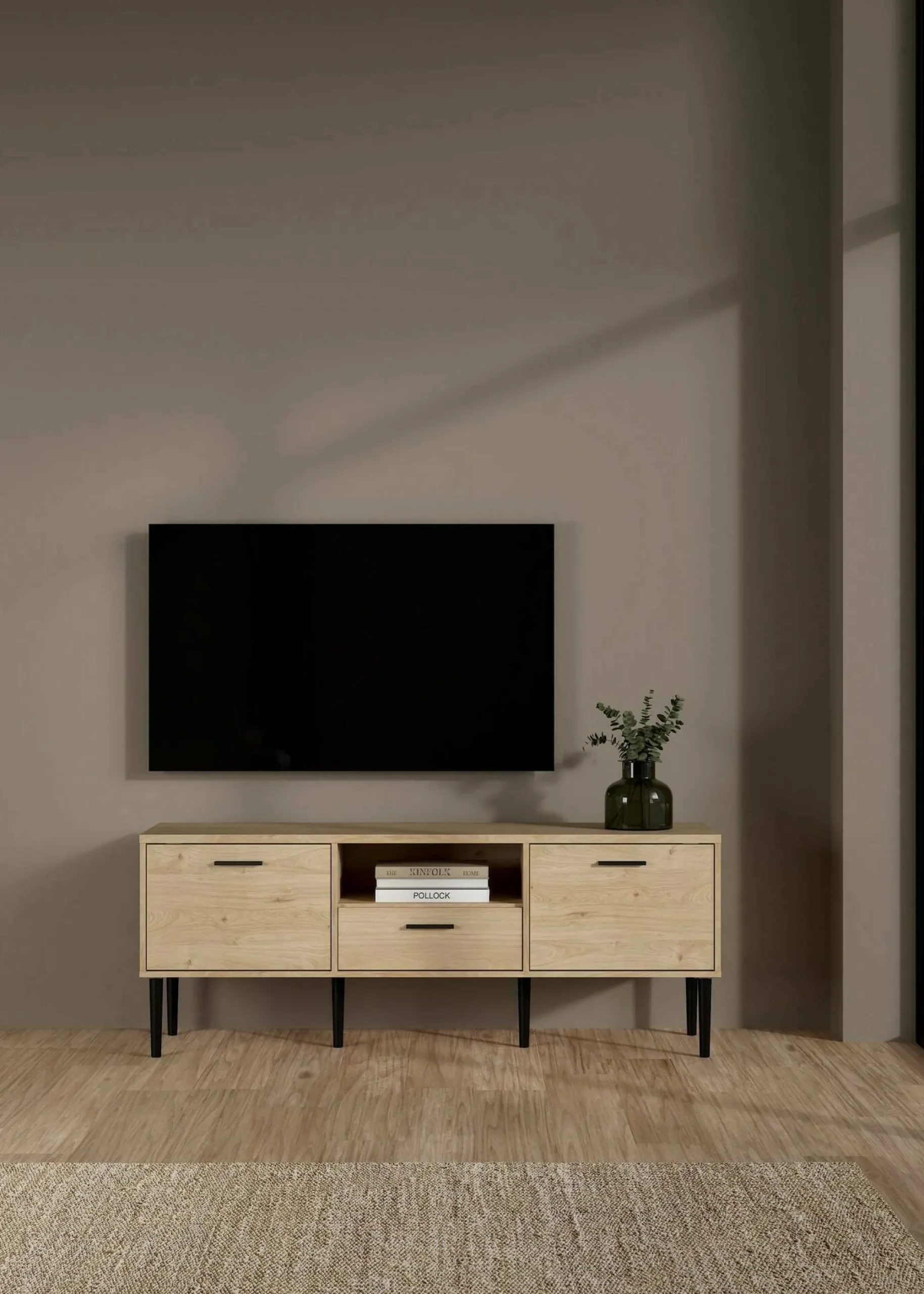 Mobile porta TV elie, 40x147 h57 cm,<Dmora Discount