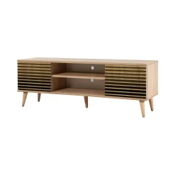 Mobile porta TV Enrica, 140x40h50 cm,<Dmora New