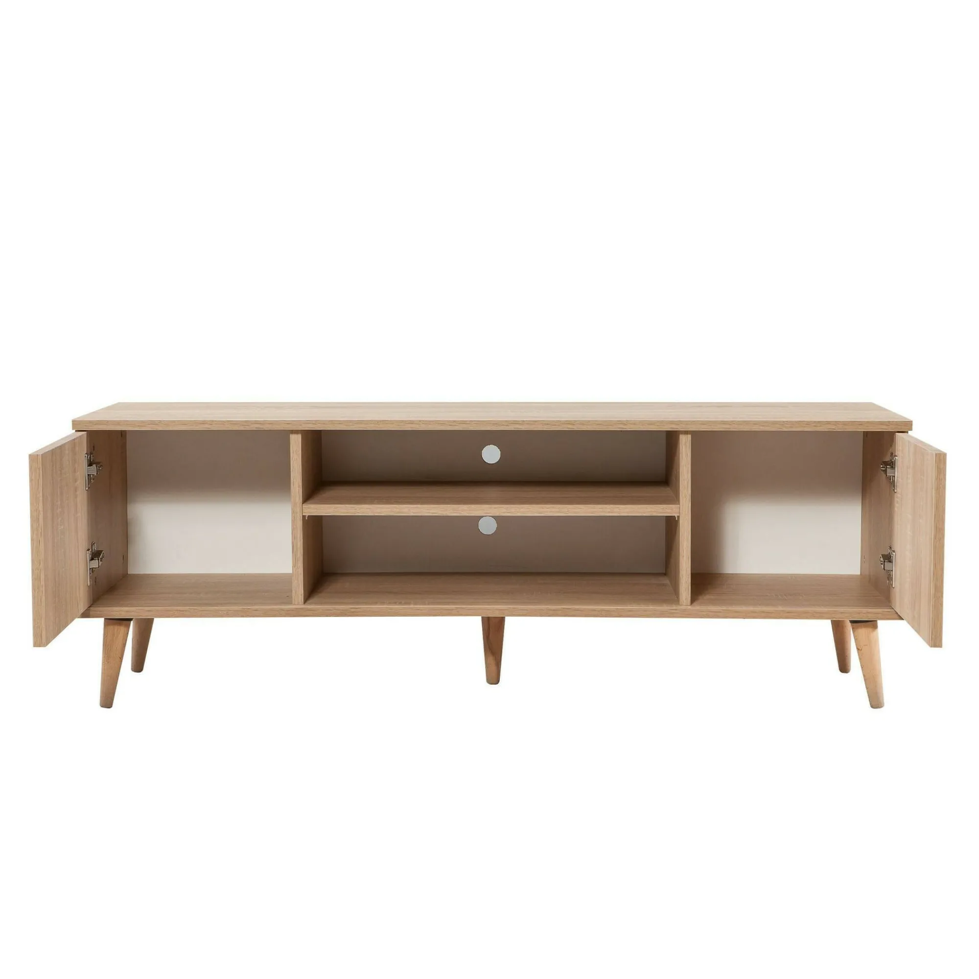Mobile porta TV Enrica, 140x40h50 cm, Quercia e Multicolore<Dmora Fashion