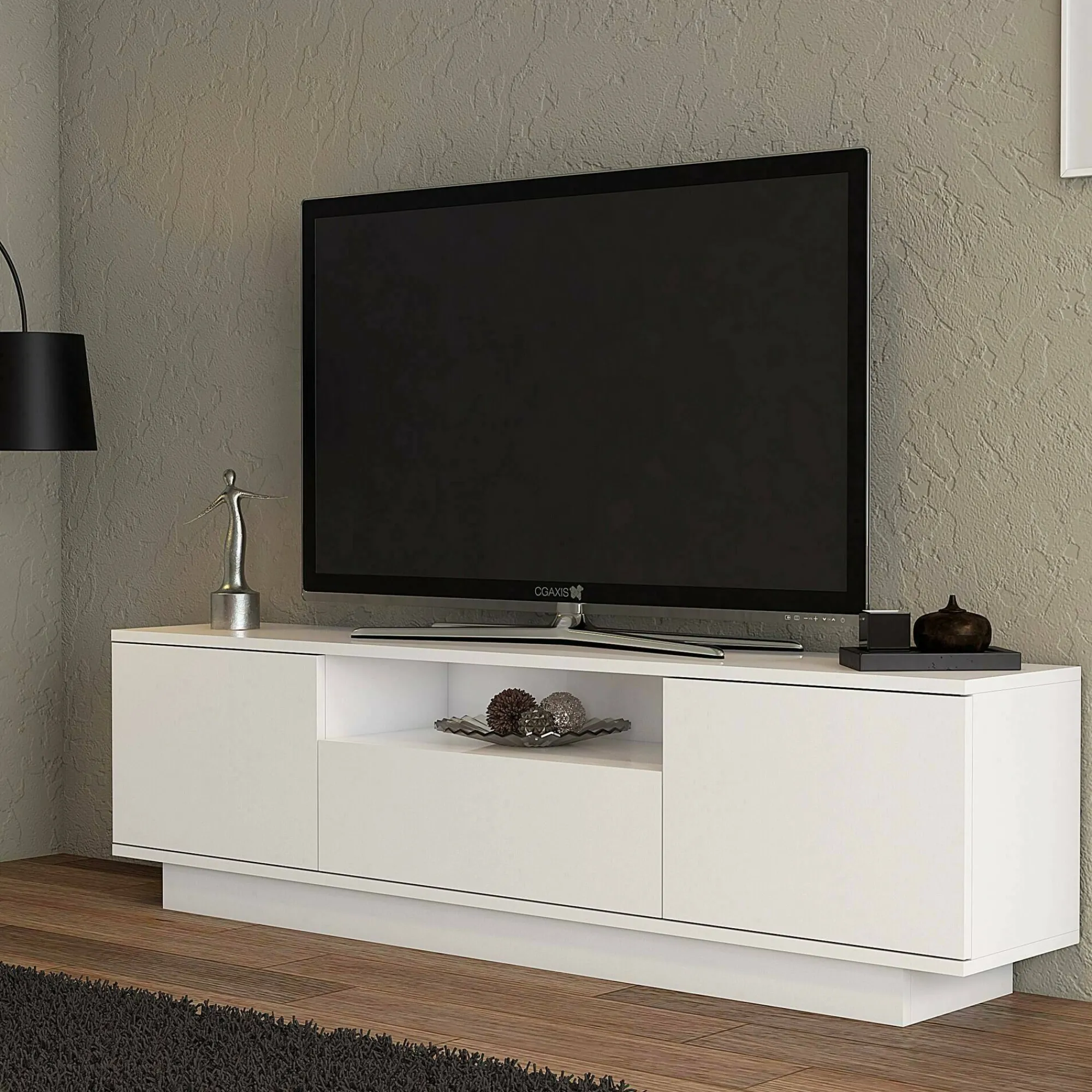 Mobile porta TV Giuseppa, 160x30h45 cm,<Dmora Hot
