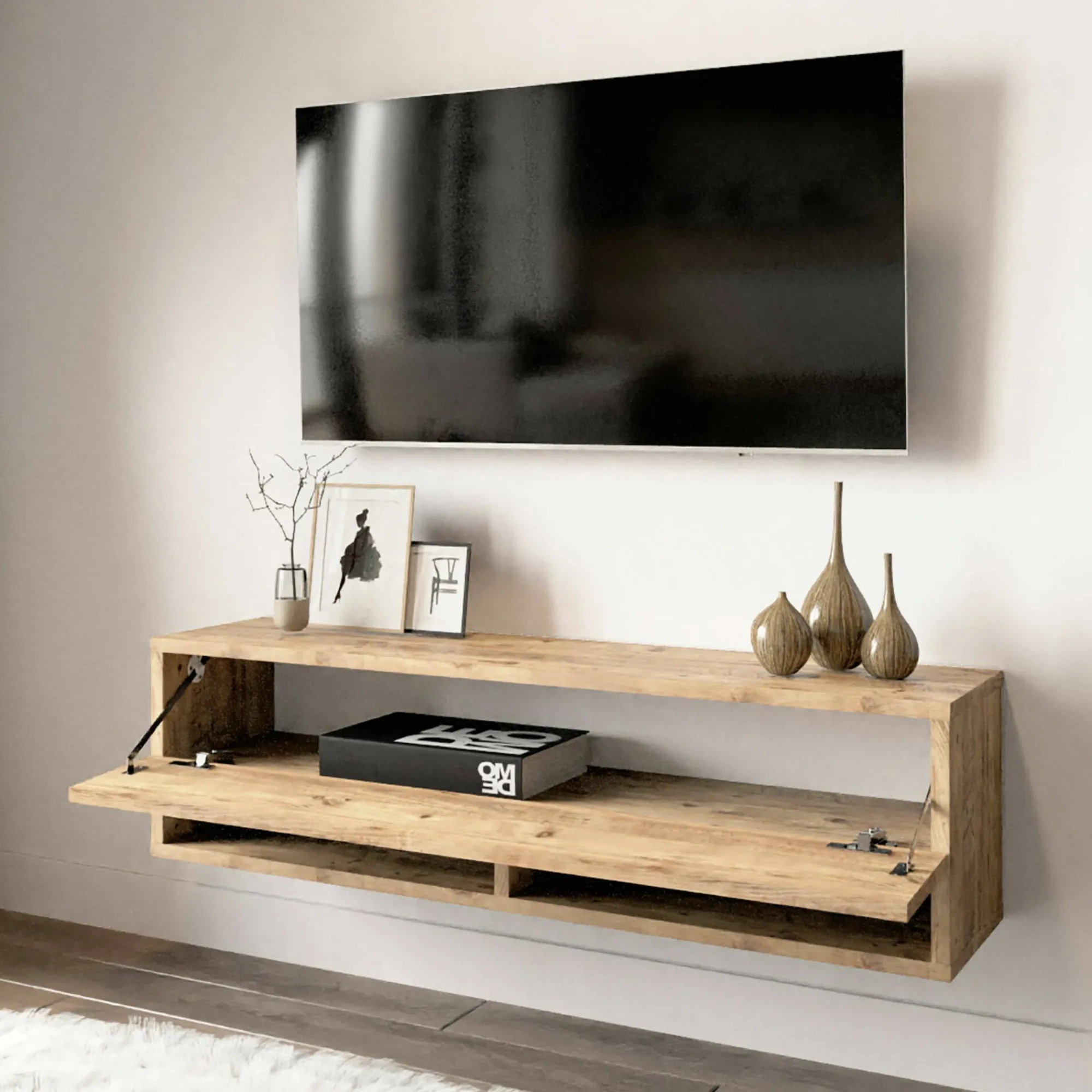 Mobile porta TV Iva, 100x32h29 cm,<Dmora Sale