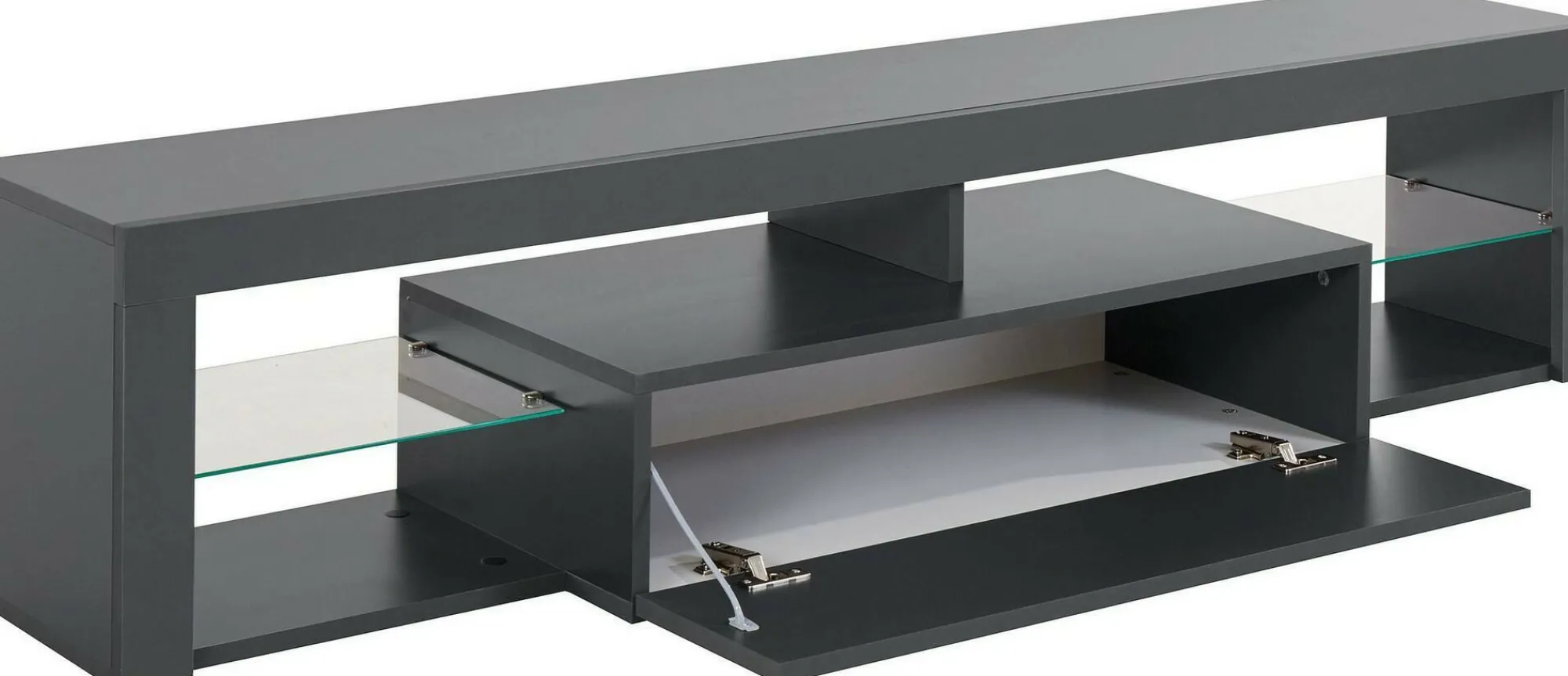 Mobile porta TV Ivy, 160x40h35 cm,<Dmora Cheap