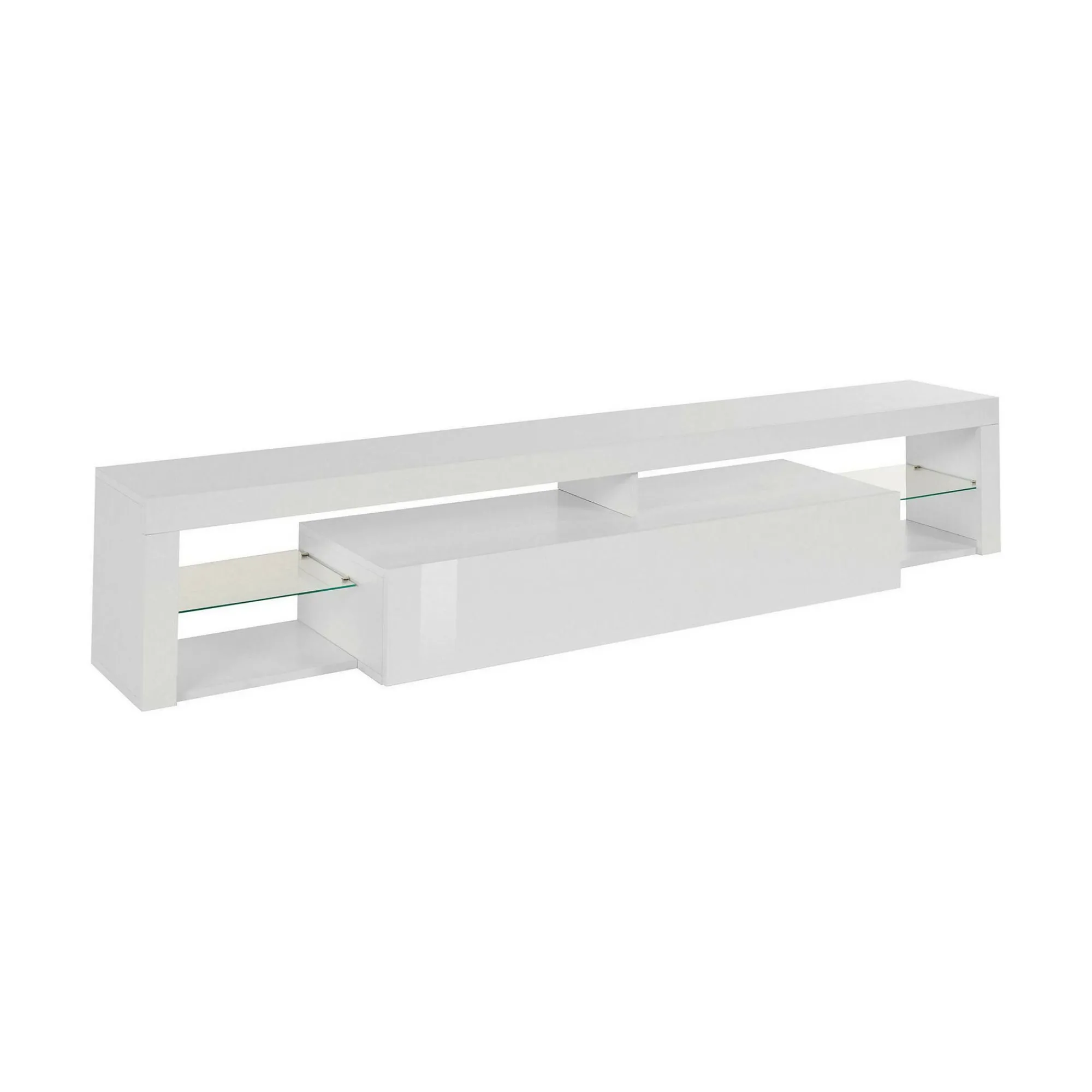 Mobile porta TV Meti, 200x40h35 cm, lucido<Dmora Discount