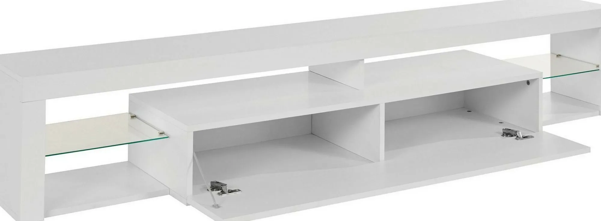 Mobile porta TV Meti, 200x40h35 cm, lucido<Dmora Discount
