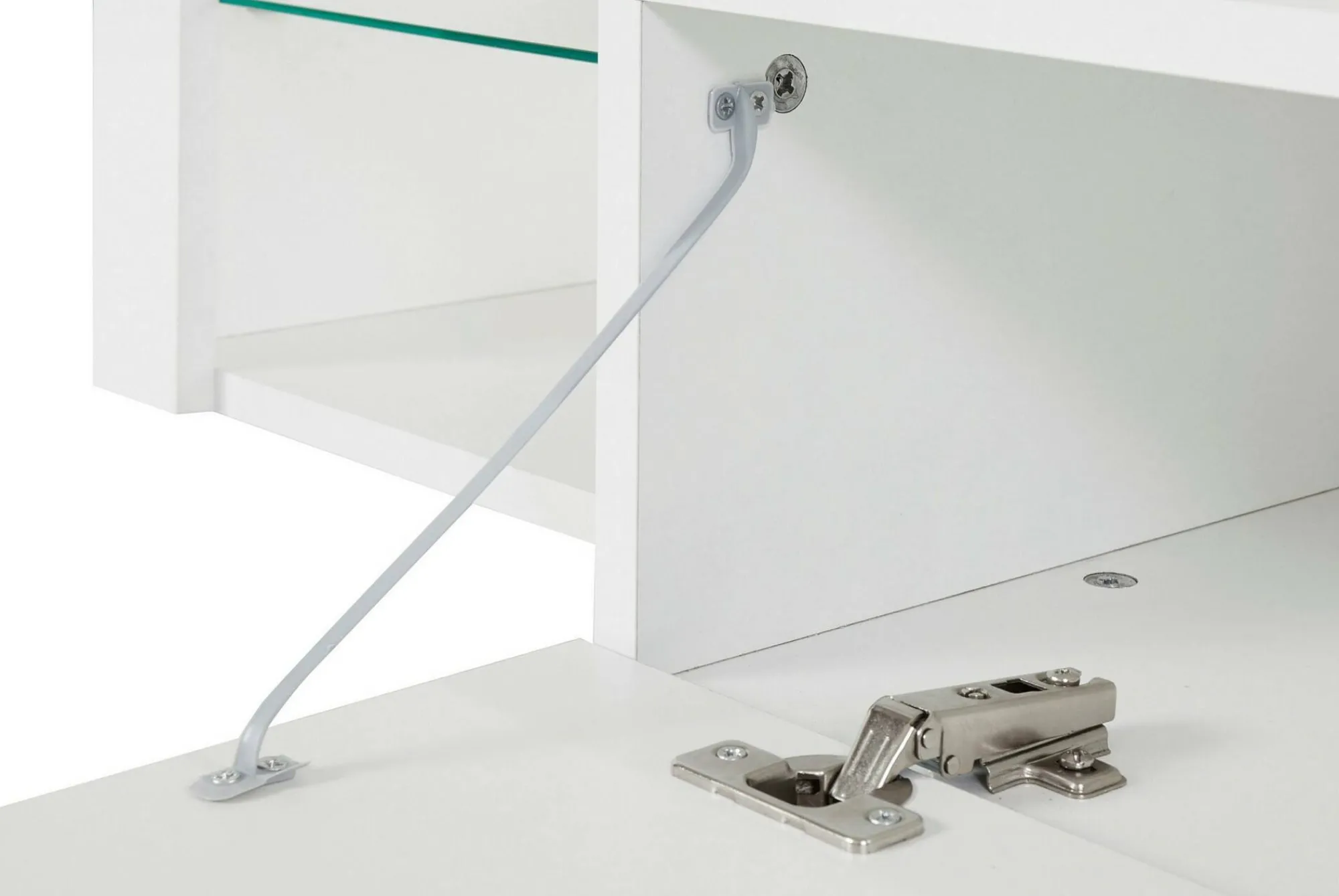 Mobile porta TV Meti, 200x40h35 cm, lucido<Dmora Discount