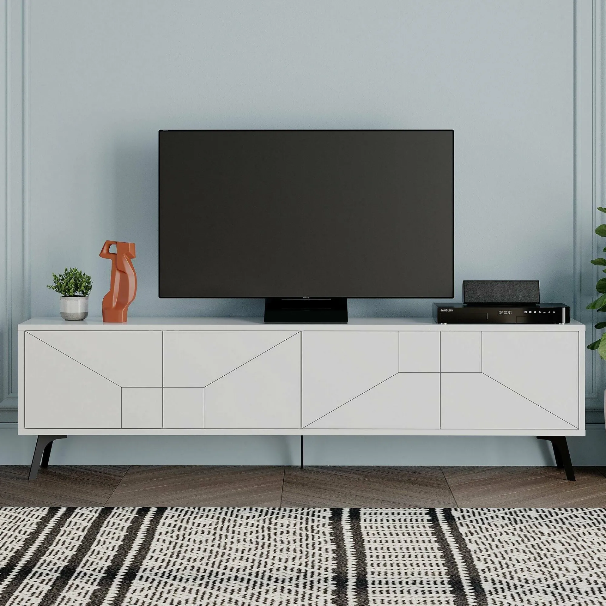Mobile porta TV OlgadiKiev, 180x30 h50 cm,<Dmora Online