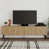 Mobile porta TV OlgadiKiev, 180x30 h50 cm,<Dmora Best Sale