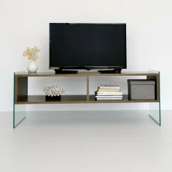 Mobile porta TV Winifred, 120x35h45 cm,<Dmora Clearance