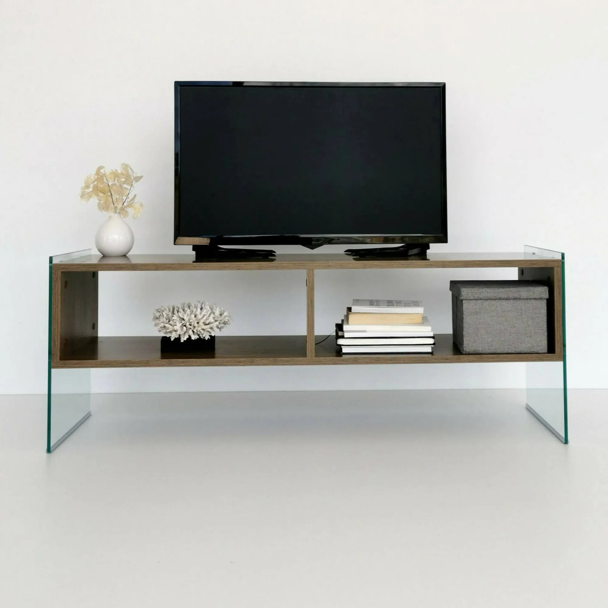 Mobile porta TV Winifred, 120x35h45 cm,<Dmora Clearance