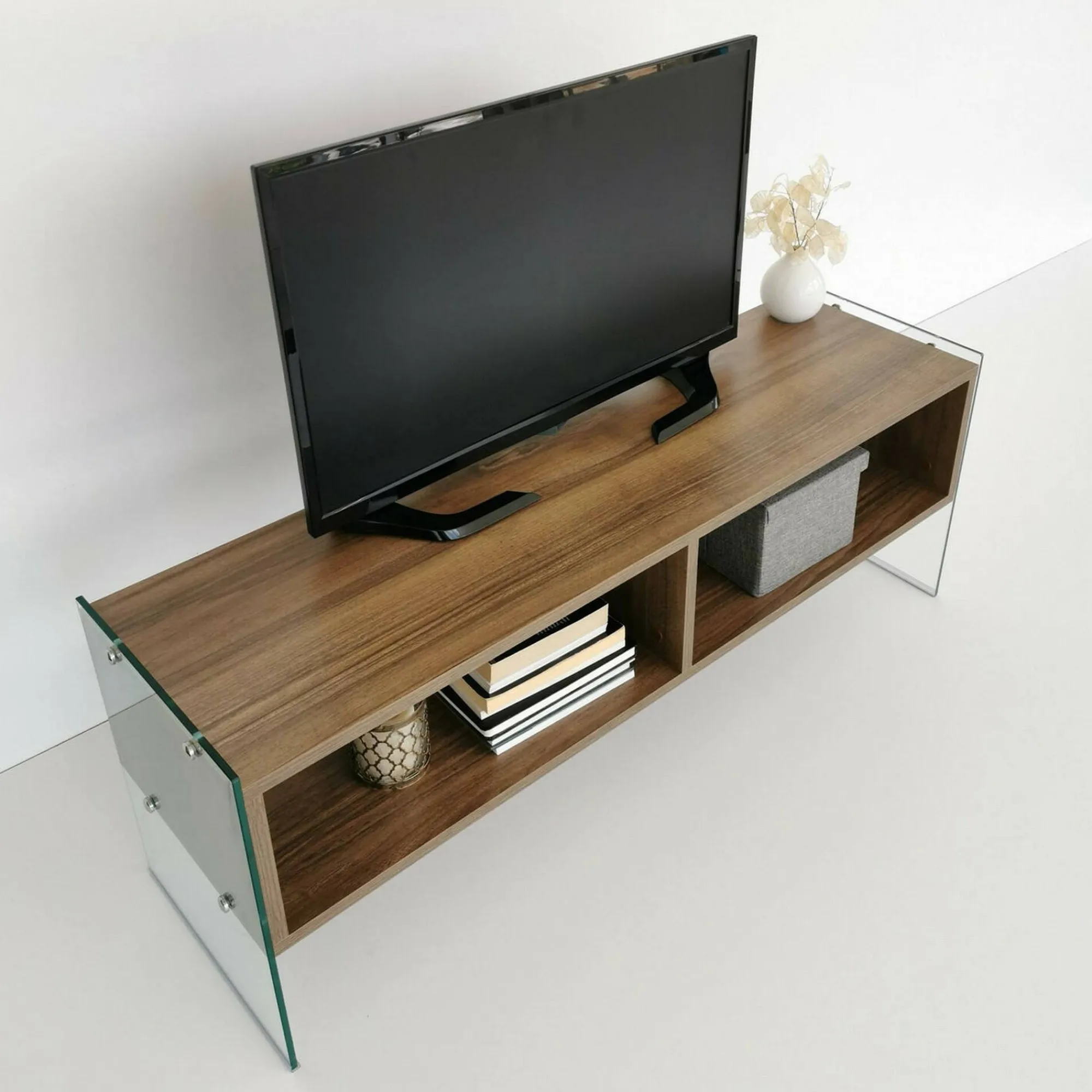 Mobile porta TV Winifred, 120x35h45 cm,<Dmora Clearance