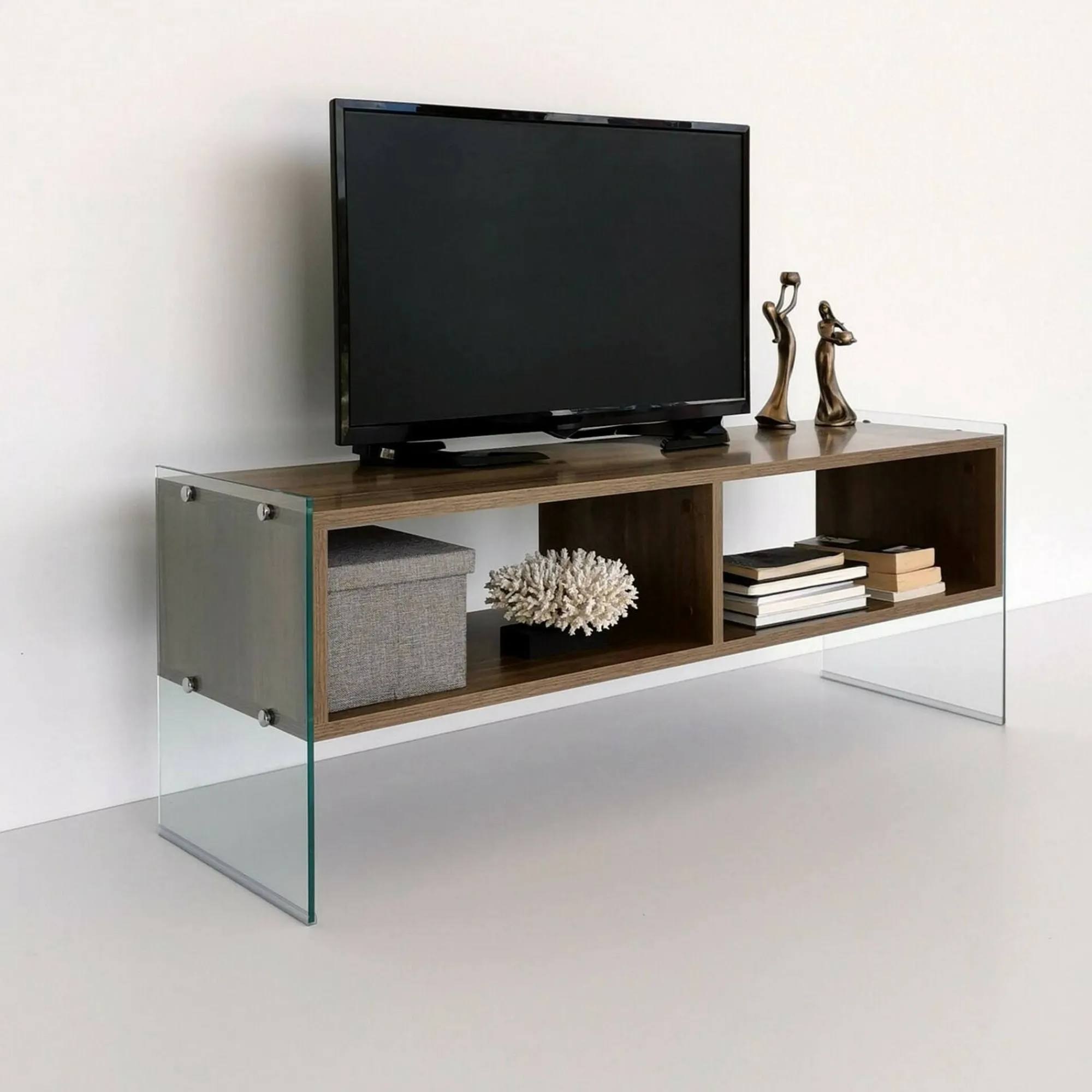 Mobile porta TV Winifred, 120x35h45 cm,<Dmora Clearance