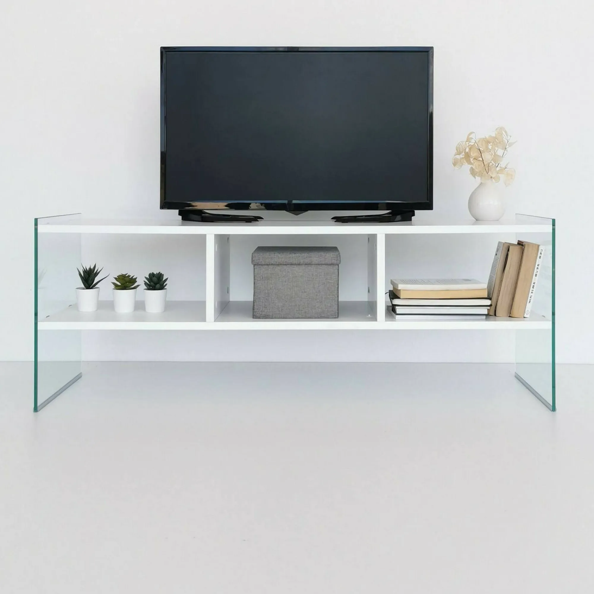 Mobile porta TV Winifred, 120x35h45 cm,<Dmora Shop