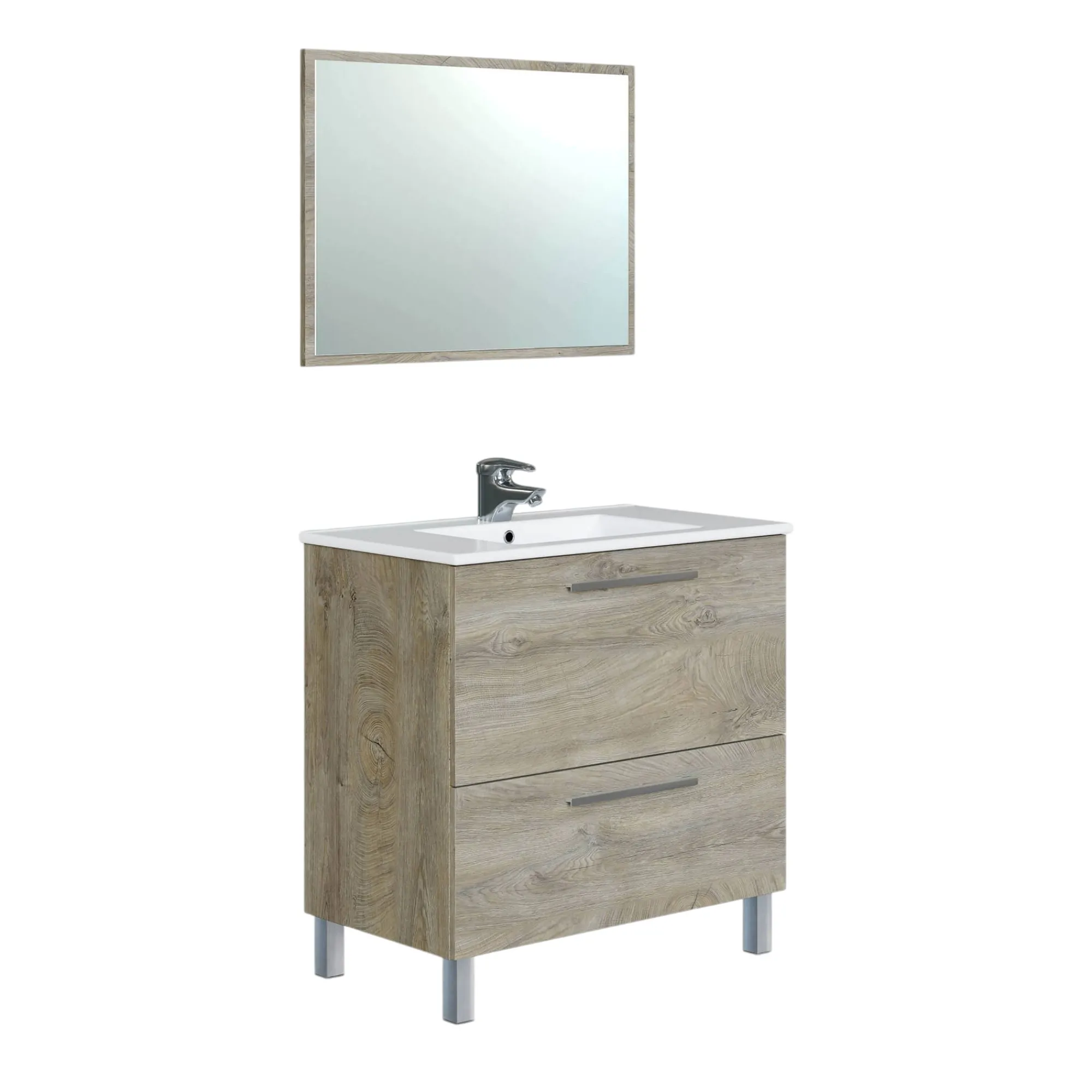 Mobile sottolavabo Abel, 80x45h80 cm,<Dmora Hot